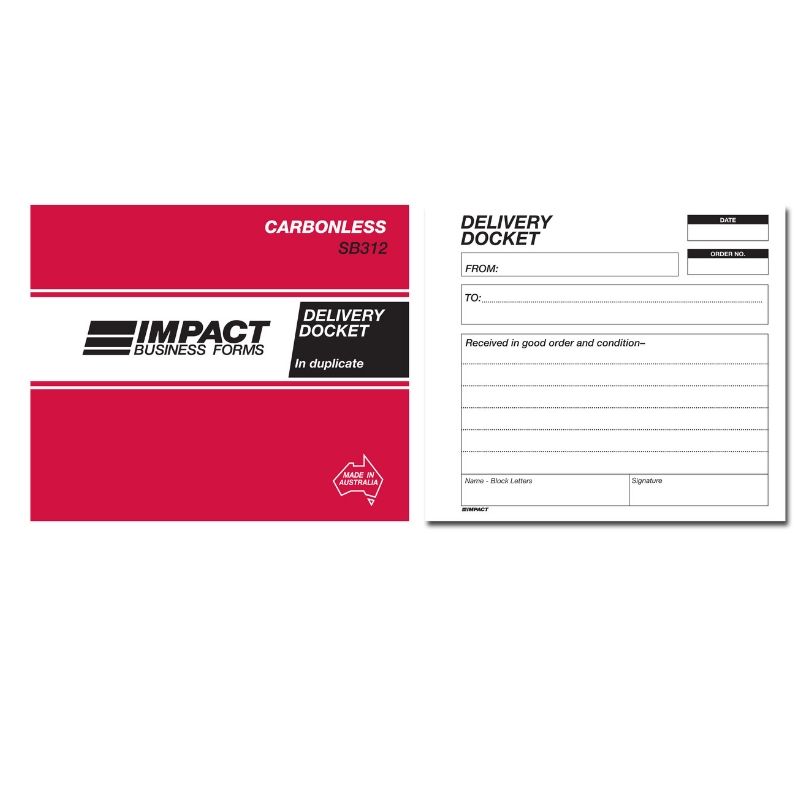 Delivery Docket Impact Forms