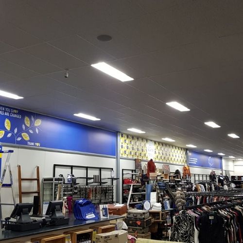 store fit out, wall clings