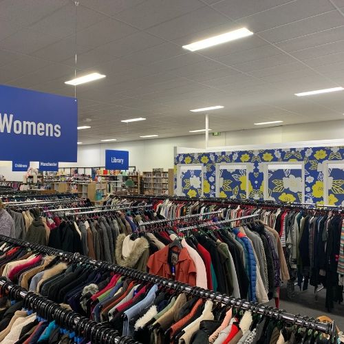 store fit out department signage, womens