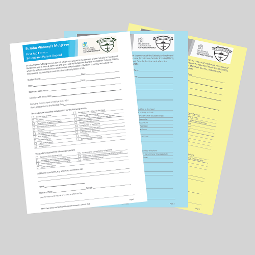 Custom Printed School Forms