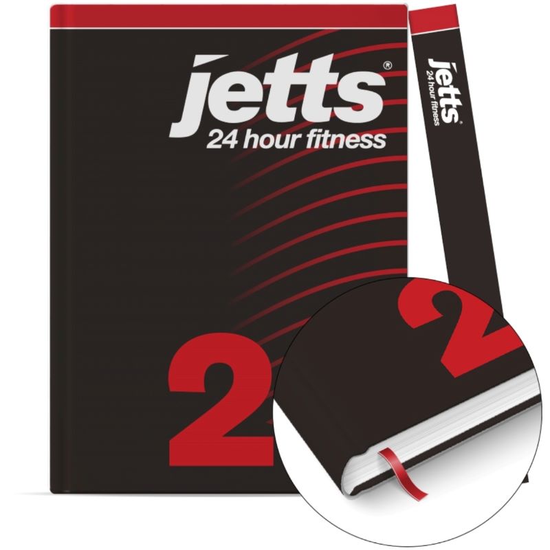 Jetts 24 hour fitness case bound business diary